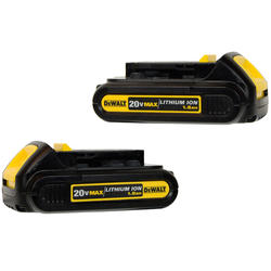 Bateria Compacta de Ion de Litio 20v Max de 1.5Ah DeWalt DCB201