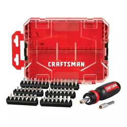 Set de 44 Puntas y Destornillador con Crique Craftsman CMHT68017